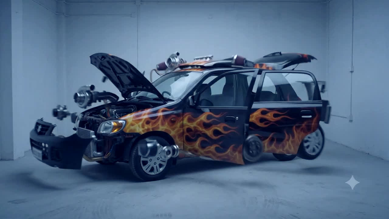 Full teardown of the car
