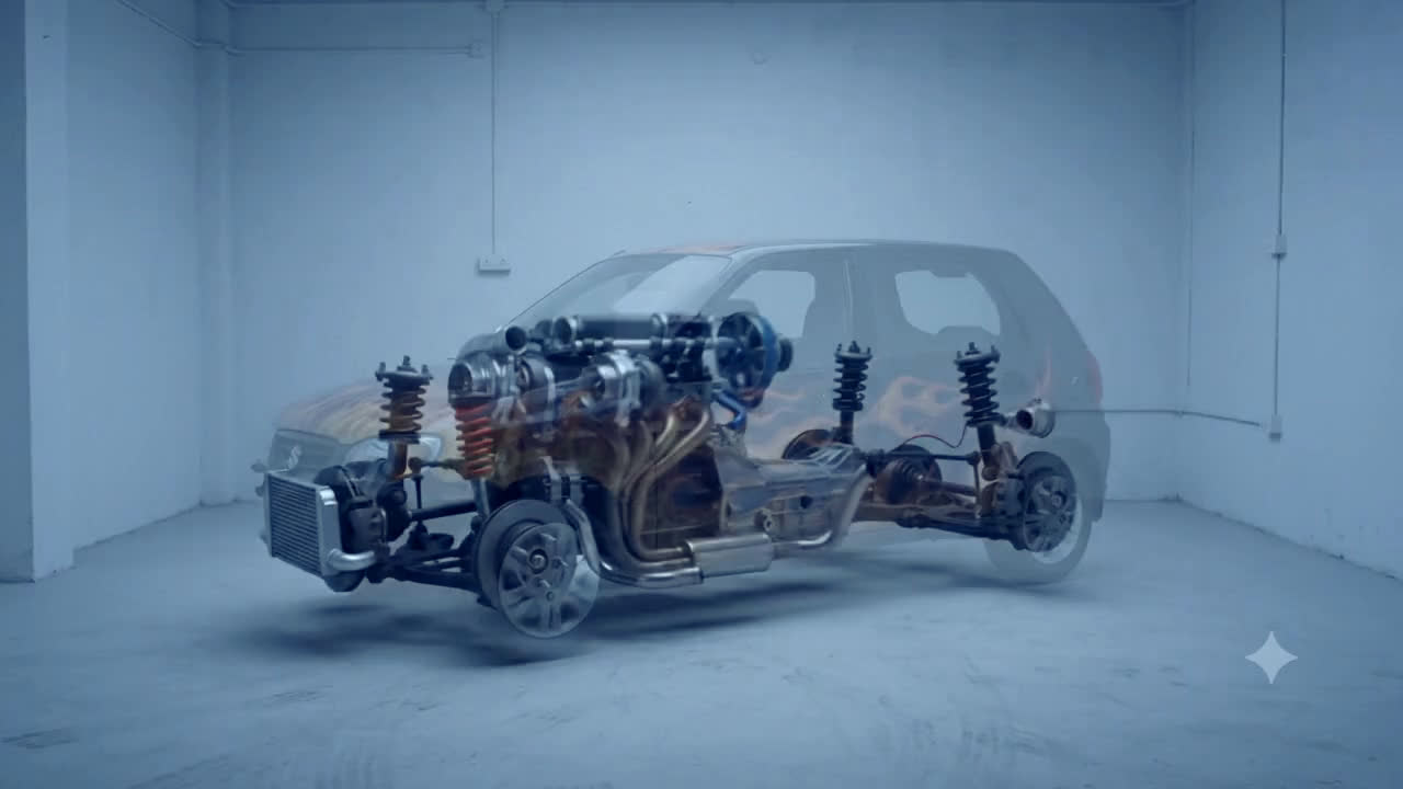 Suspension and drivetrain geometry