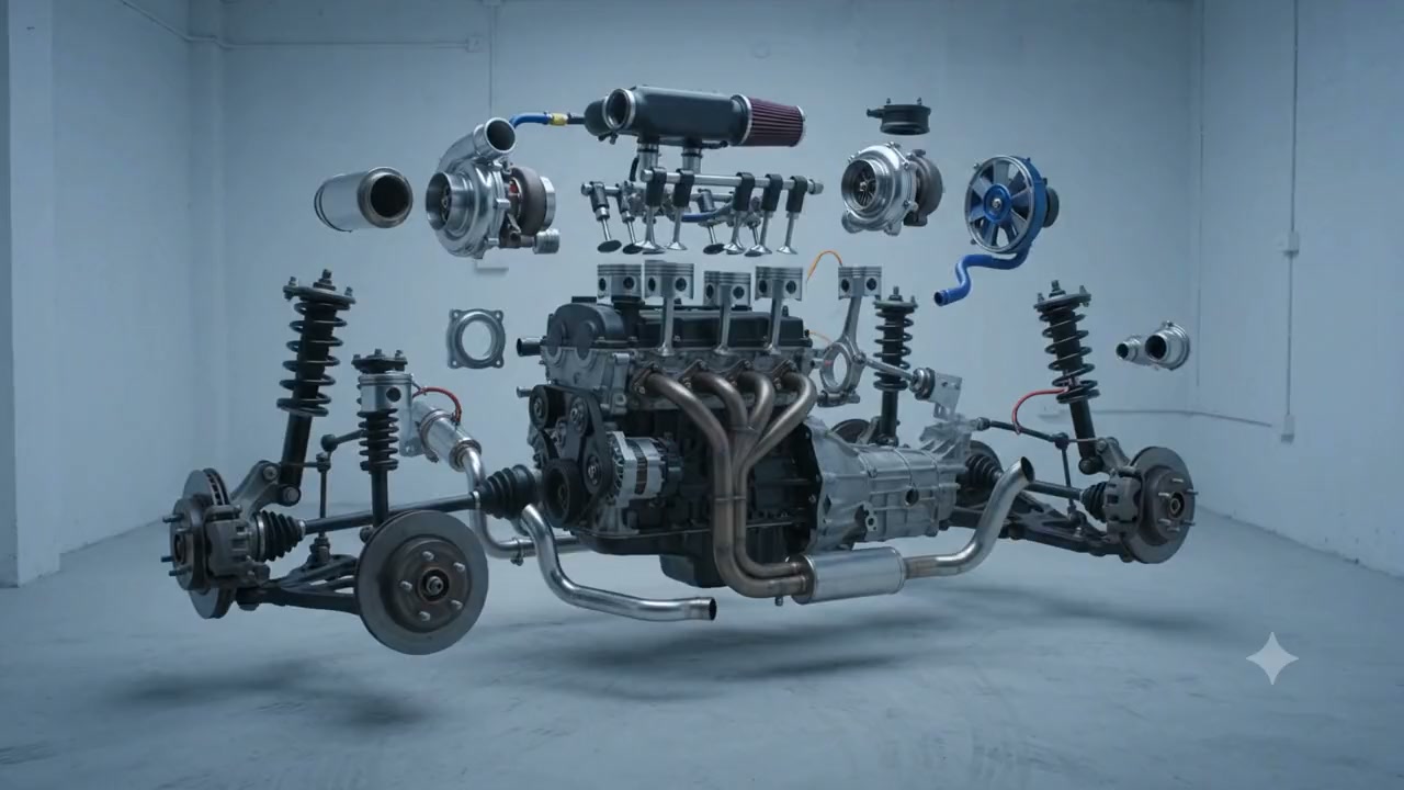 Finished powertrain build